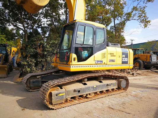 PC220-7 Sürünen Kullanılmış Komatsu Kazıcısı Orijinal Japonya Kolay Bakım