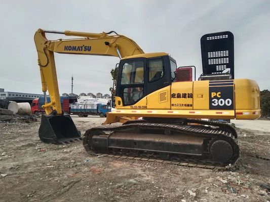 PC300-7 Kullanılmış 30 Ton Komatsu Kazı Makinesi Yorgunluk Direnci Madencilik için Düşük gürültü