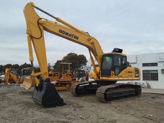 PC300-7 Kullanılmış 30 Ton Komatsu Kazı Makinesi Yorgunluk Direnci Madencilik için Düşük gürültü