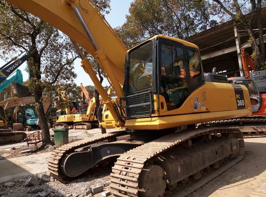 PC360-7 Sürünen Montajlı Kullanılmış Komatsu Kazıcısı Orijinal Japonya İyi Durumda