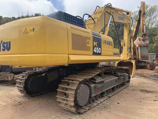 Güvenlik Operasyonu Kullanılmış Komatsu Mini Ekskavatörü PC450-7 Japon Aslı