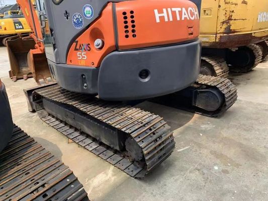 Orijinal Japonya Kullanılmış Hitachi ZX55UR Mini Kazı makinesi Mükemmel durumda
