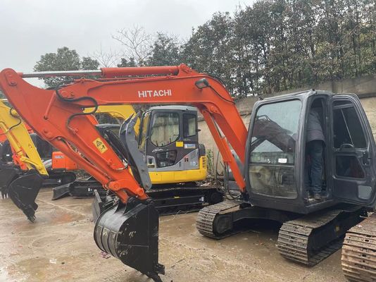 Orijinal Japonya Kullanılmış Hitachi ZX60 Mini Crawler Excavator With Hydraulic Thumb
