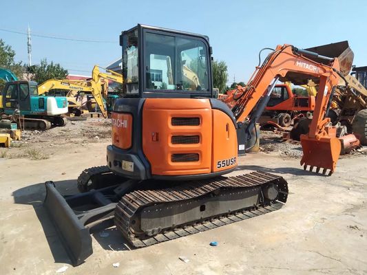 Hitachi ZX55USR-5A Kullanılmış Mini Crawler Excavator İyi durumda Kullanılmış Mini Excavator