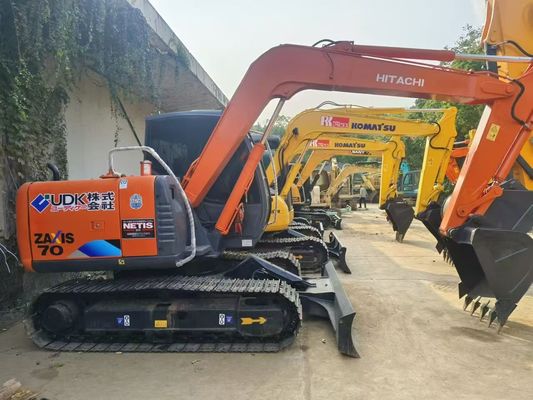 Orijinal Japonya Kullanılmış Ekskavatör ZX70 Kullanılmış Hitachi Ekskavatör Kılıçlı Sıçrayıcı