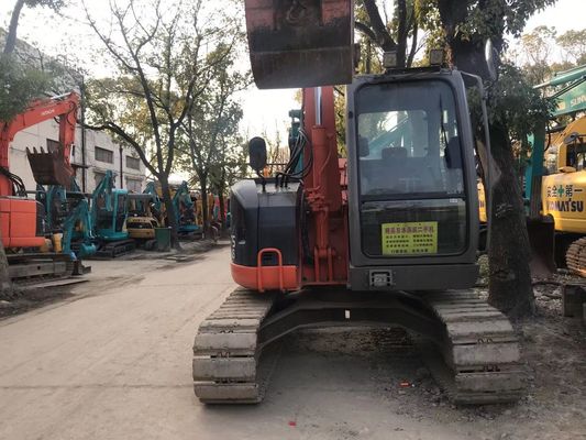 Japonya Kullanılmış Ekskavatör ZX75US-3 Enerji tasarruflu Hitachi Crawler Ekskavatörü