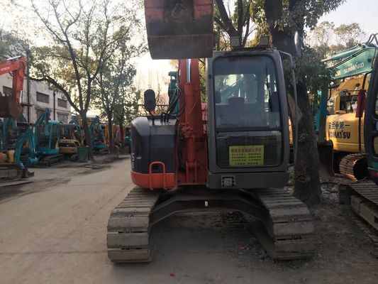 Japonya Kullanılmış Ekskavatör ZX75US-3 Enerji tasarruflu Hitachi Crawler Ekskavatörü