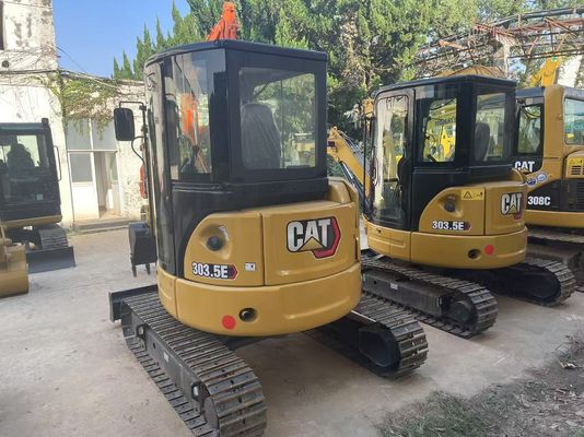 Enerji verimliliği Kullanılan CAT Kazı Makinesi Çamurcu Caterpillar 303.5 E CR Pas geçirmez