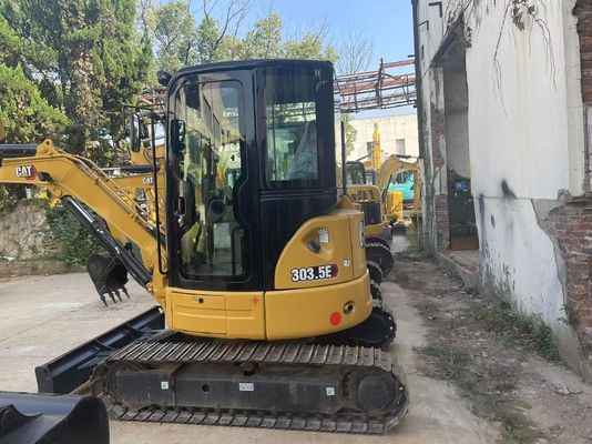 Enerji verimliliği Kullanılan CAT Kazı Makinesi Çamurcu Caterpillar 303.5 E CR Pas geçirmez