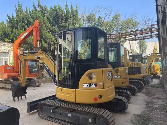 Enerji verimliliği Kullanılan CAT Kazı Makinesi Çamurcu Caterpillar 303.5 E CR Pas geçirmez