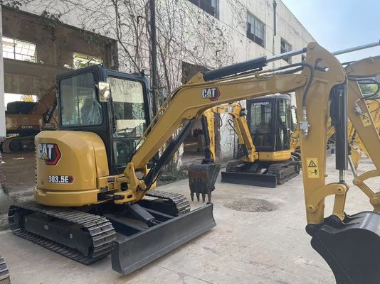 Enerji verimliliği Kullanılan CAT Kazı Makinesi Çamurcu Caterpillar 303.5 E CR Pas geçirmez