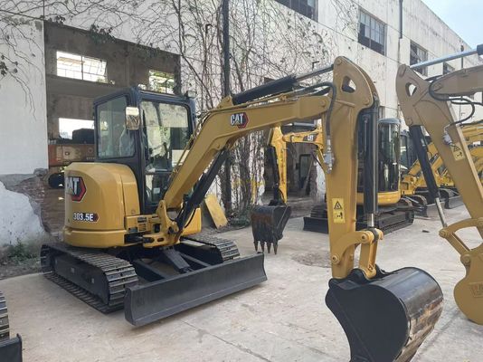 Enerji verimliliği Kullanılan CAT Kazı Makinesi Çamurcu Caterpillar 303.5 E CR Pas geçirmez