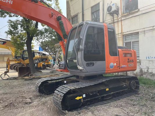 Orijinal Japonya Kullanılmış Hitachi ZX120 Crawler Excavator İyi durumda
