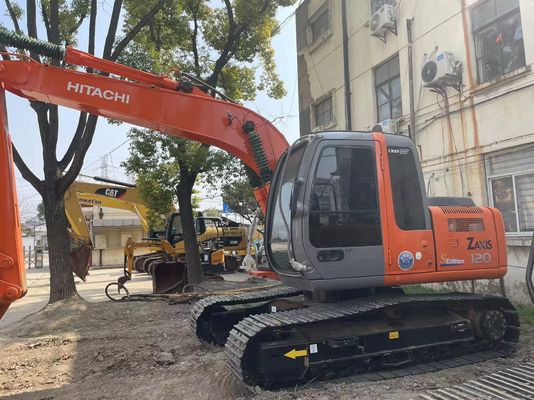 Orijinal Japonya Kullanılmış Hitachi ZX120 Crawler Excavator İyi durumda