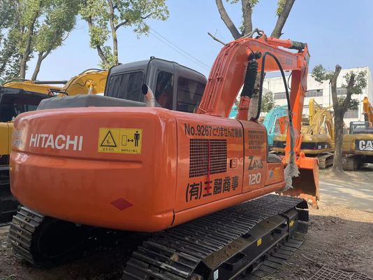 Orijinal Japonya Kullanılmış Hitachi ZX120 Crawler Excavator İyi durumda
