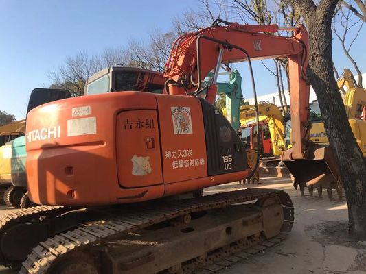 ZX135US ikinci el kazıcı iyi durumda Hitachi Crawler kazıcı orijinal renk