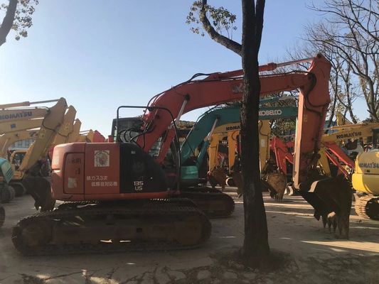 ZX135US ikinci el kazıcı iyi durumda Hitachi Crawler kazıcı orijinal renk