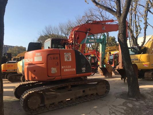 ZX135US ikinci el kazıcı iyi durumda Hitachi Crawler kazıcı orijinal renk
