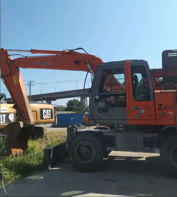 Orijinal Rengi Kullanılmış Hitachi ZX160W Tekerlekli Kazı makinesi İyi durumda