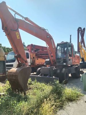 Orijinal Rengi Kullanılmış Hitachi ZX160W Tekerlekli Kazı makinesi İyi durumda