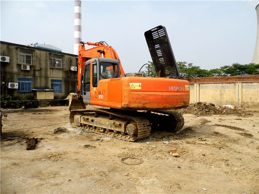 Orijinal Rengi Kullanılmış Hitachi ZX200-3G Crawler Kazı makinesi İyi durumda