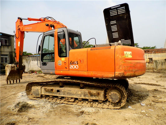 Orijinal Rengi Kullanılmış Hitachi ZX200-3G Crawler Kazı makinesi İyi durumda