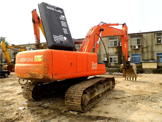 Orijinal Rengi Kullanılmış Hitachi ZX200-3G Crawler Kazı makinesi İyi durumda