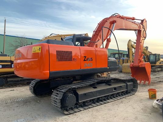 Kullanılmış Hitachi ZX240HG Crawler Montajlı Hidrolik Kazı makinesi Renk değiştir