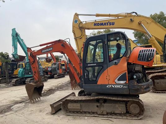 2018 Yıl Kullanılmış Doosan DX60-9C Mini Kazı makinesi Mükemmel durumda/Satış için Kullanılmış Doosan Mini Kazı makinesi