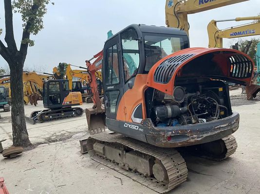 2018 Yıl Kullanılmış Doosan DX60-9C Mini Kazı makinesi Mükemmel durumda/Satış için Kullanılmış Doosan Mini Kazı makinesi