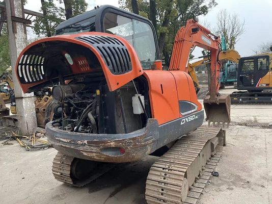2018 Yıl Kullanılmış Doosan DX60-9C Mini Kazı makinesi Mükemmel durumda/Satış için Kullanılmış Doosan Mini Kazı makinesi