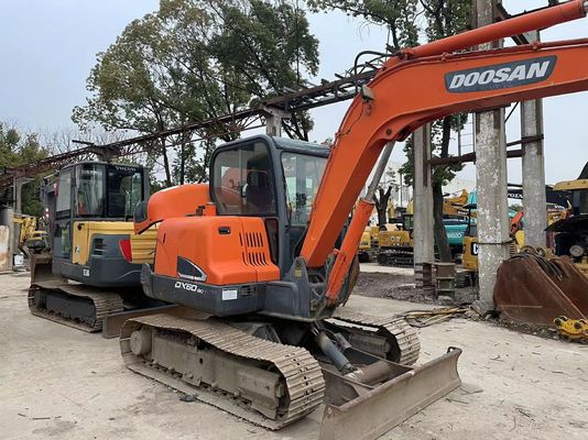 2018 Yıl Kullanılmış Doosan DX60-9C Mini Kazı makinesi Mükemmel durumda/Satış için Kullanılmış Doosan Mini Kazı makinesi