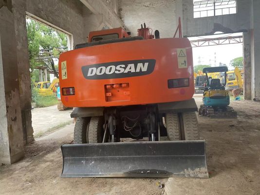 Akıllı Kontrol Kullanılmış Ekskavatör DH150W-7 Doosan Tekerlekli Ekskavatör 2012 Yılı