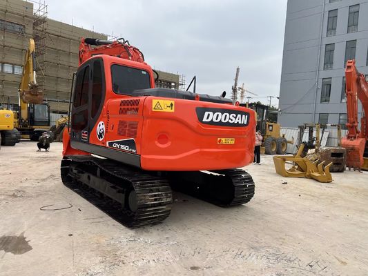Crawler DX150-9C kullanılmış Doosan kazıcı Kore orijinal çok yönlülüğü