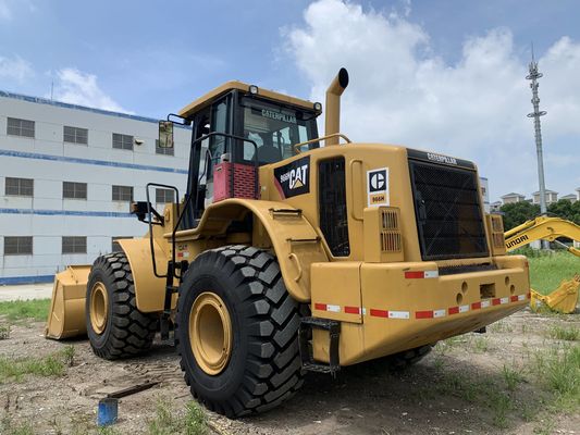 Düşük gürültü 966H Kullanılmış CAT Tekerlekli Yükleyici Yüksek verimlilikli CAT Motoru ile