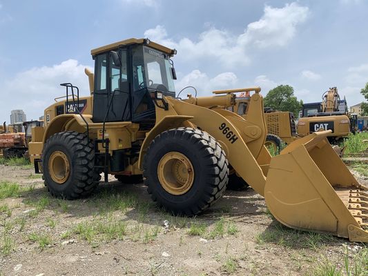 Düşük gürültü 966H Kullanılmış CAT Tekerlekli Yükleyici Yüksek verimlilikli CAT Motoru ile