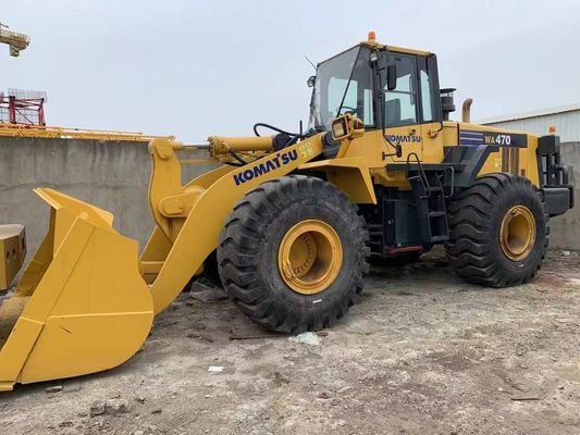 Renk değiştirme Kullanılmış Tekerlekli yükleyici Komatsu WA470-6 İkinci El yükleyici