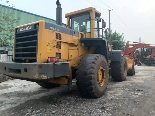 Ağır Güçlü Kullanılmış Komatsu Tekerlekli Yükleyici WA500-3 Uzun Sürekli Enerji Tasarrufu