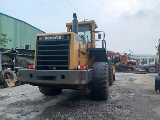 Ağır Güçlü Kullanılmış Komatsu Tekerlekli Yükleyici WA500-3 Uzun Sürekli Enerji Tasarrufu