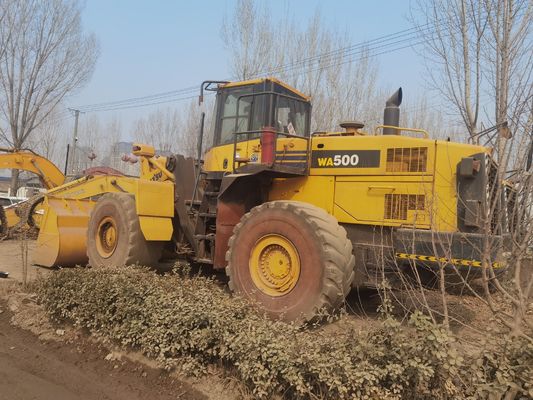 Kullanılmış Komatsu WA500 6 tekerlekli yükleyici WA600-6 İnşaat için yakıt verimliliği