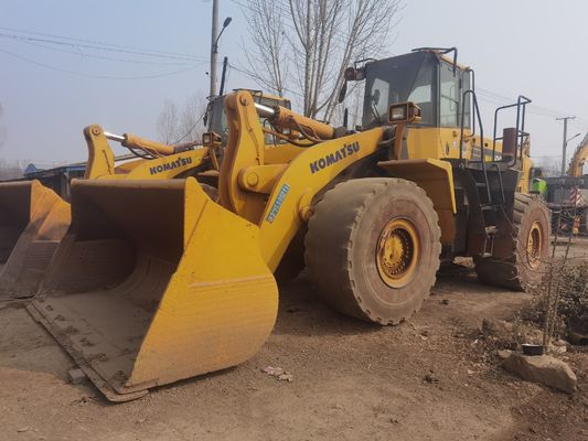 Kullanılmış Komatsu WA500 6 tekerlekli yükleyici WA600-6 İnşaat için yakıt verimliliği