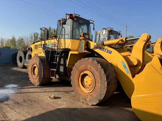 Kullanılmış Komatsu WA500 6 tekerlekli yükleyici WA600-6 İnşaat için yakıt verimliliği