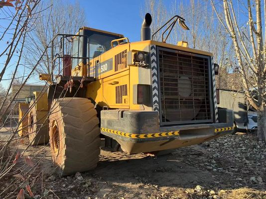 Kullanılmış Komatsu WA500 6 tekerlekli yükleyici WA600-6 İnşaat için yakıt verimliliği
