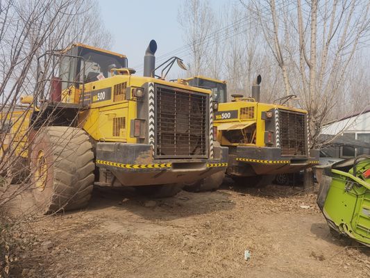 Kullanılmış Komatsu WA500 6 tekerlekli yükleyici WA600-6 İnşaat için yakıt verimliliği