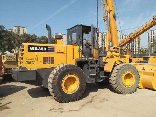 Japonya WA380-3 Kullanılmış Komatsu Tekerlek Yükleyici Uzun Süren Kolay Bakım
