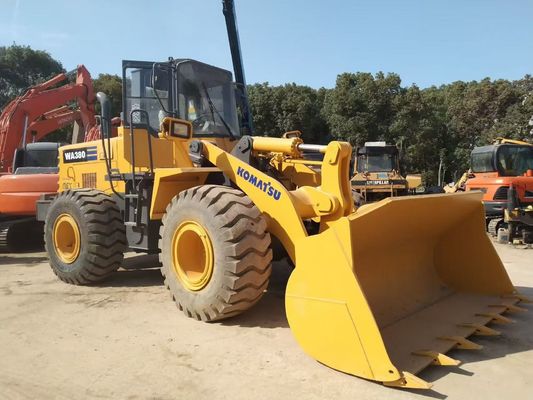 Japonya WA380-3 Kullanılmış Komatsu Tekerlek Yükleyici Uzun Süren Kolay Bakım