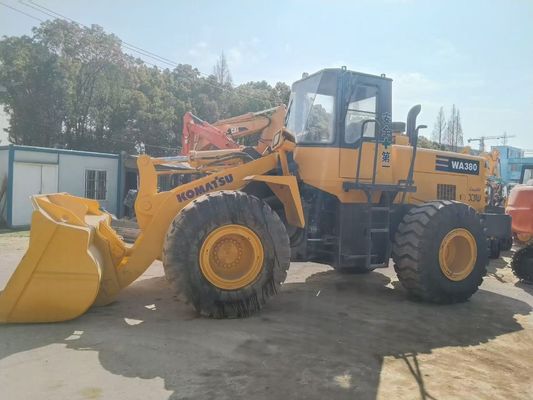 Japonya WA380-3 Kullanılmış Komatsu Tekerlek Yükleyici Uzun Süren Kolay Bakım