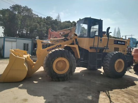 Japonya WA380-3 Kullanılmış Komatsu Tekerlek Yükleyici Uzun Süren Kolay Bakım