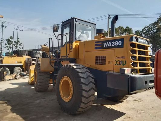 Japonya WA380-3 Kullanılmış Komatsu Tekerlek Yükleyici Uzun Süren Kolay Bakım