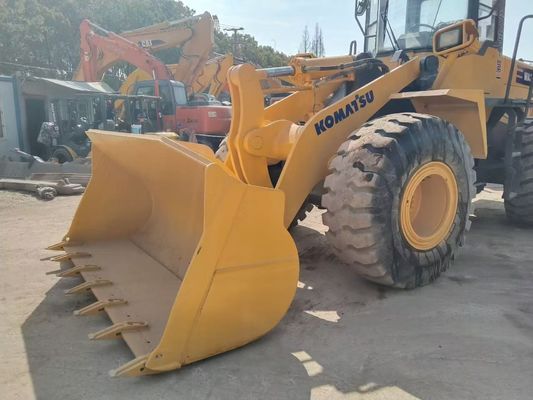 Japonya WA380-3 Kullanılmış Komatsu Tekerlek Yükleyici Uzun Süren Kolay Bakım